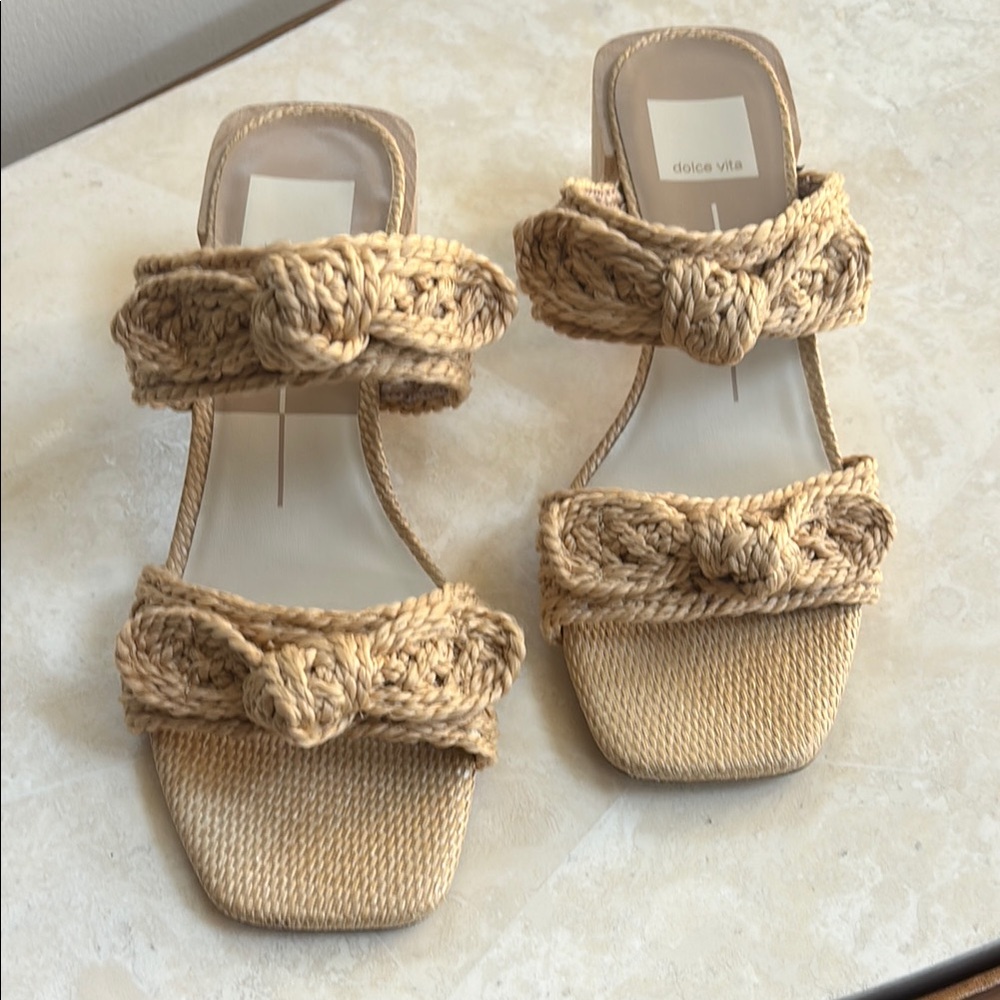 Dolce Vita Tan Braided Sandals